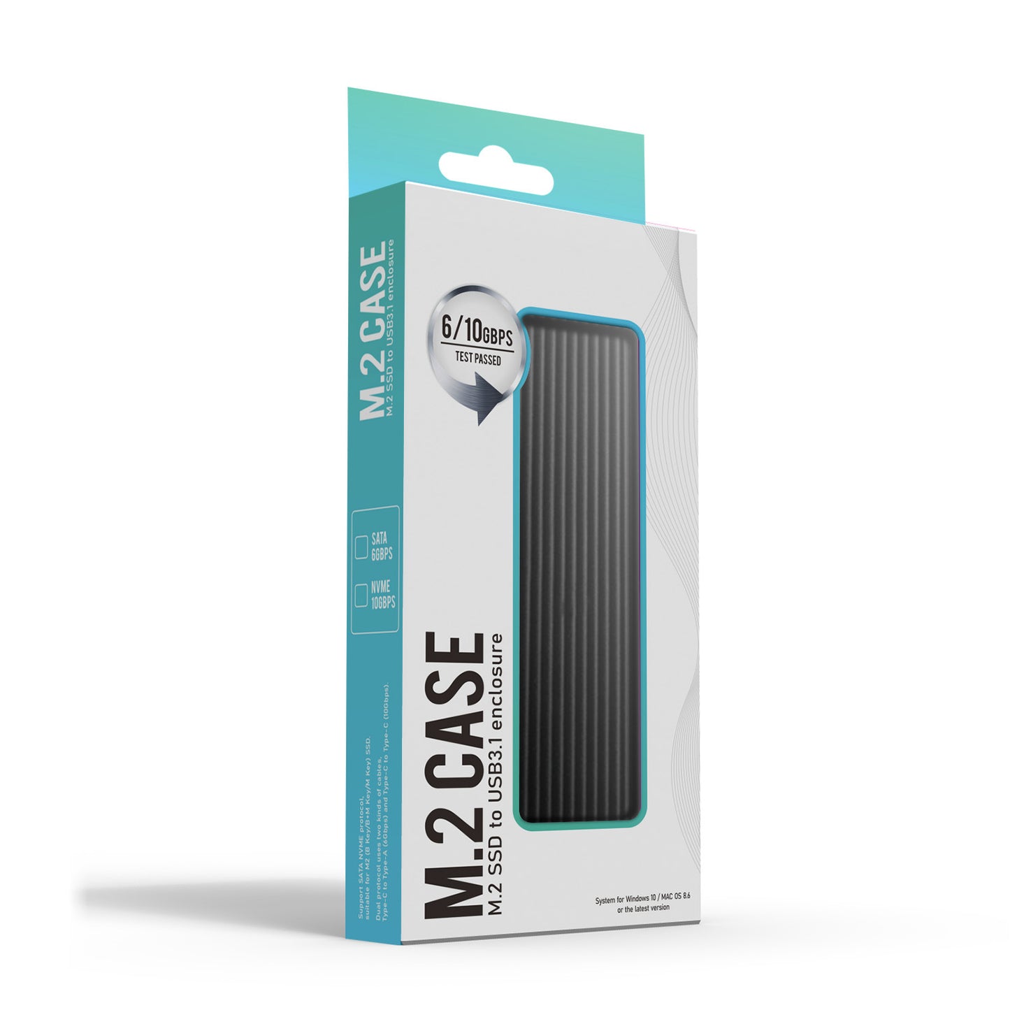 Dual Protocol SSD Universal Hard Disk Enclosure